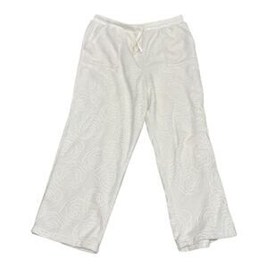 Berkshire Homewear White Sweatpants Lounge Pants Size XL